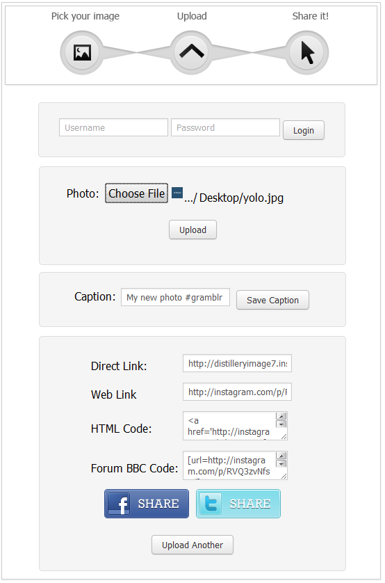 upload to instagram from macbook