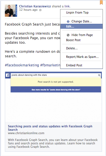 can you change photo on facebook post can you change photo on facebook post