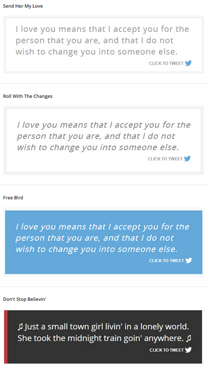 Click-to-tweet styles