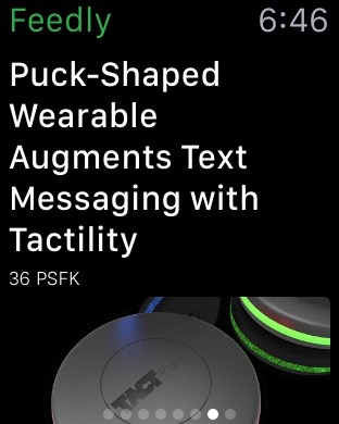 Feedly for Apple Watch