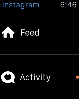 Instagram on Apple Watch