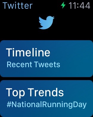 Twitter on Apple Watch